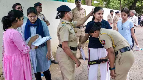 neet re exam security check
