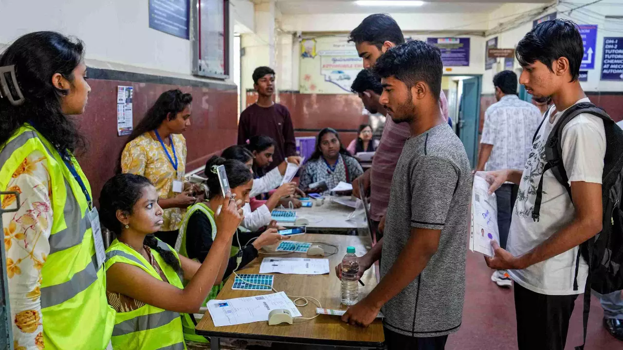 NEET re exam student verification