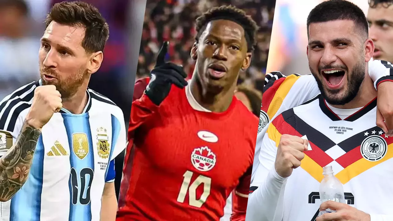 Lionel Messi, Jonathan David and Deniz Undav