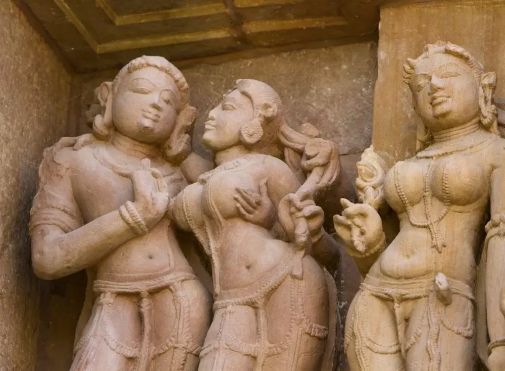 Ancient India was hardly a civilisation unfamiliar with nudity. The sculptures of Khajuraho, Konark and Belur and Halebidu, for example, depict desire, intimacy and corporeality with a confidence that often feels startlingly modern. Photo: iStock