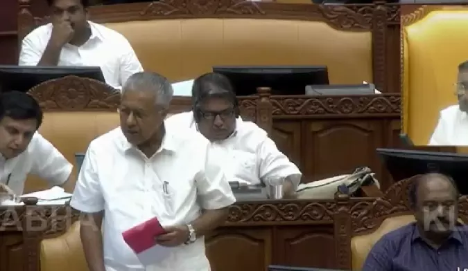 Heated debate on health erupts in Kerala Assembly, LDF stages walkout Heated debate on health erupts in Kerala Assembly, LDF stages walkout