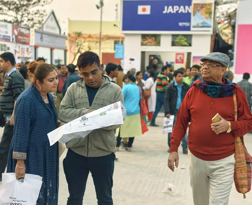 Visitors to the Kolkata Book Fair. Photo: iStock