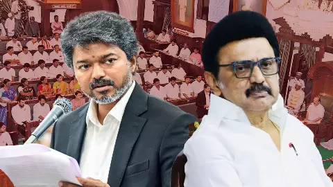 CM Vijay and MK Stalin CM Vijay and MK Stalin