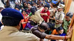 scene at Thiruvananthapuram Municipal Corporation office