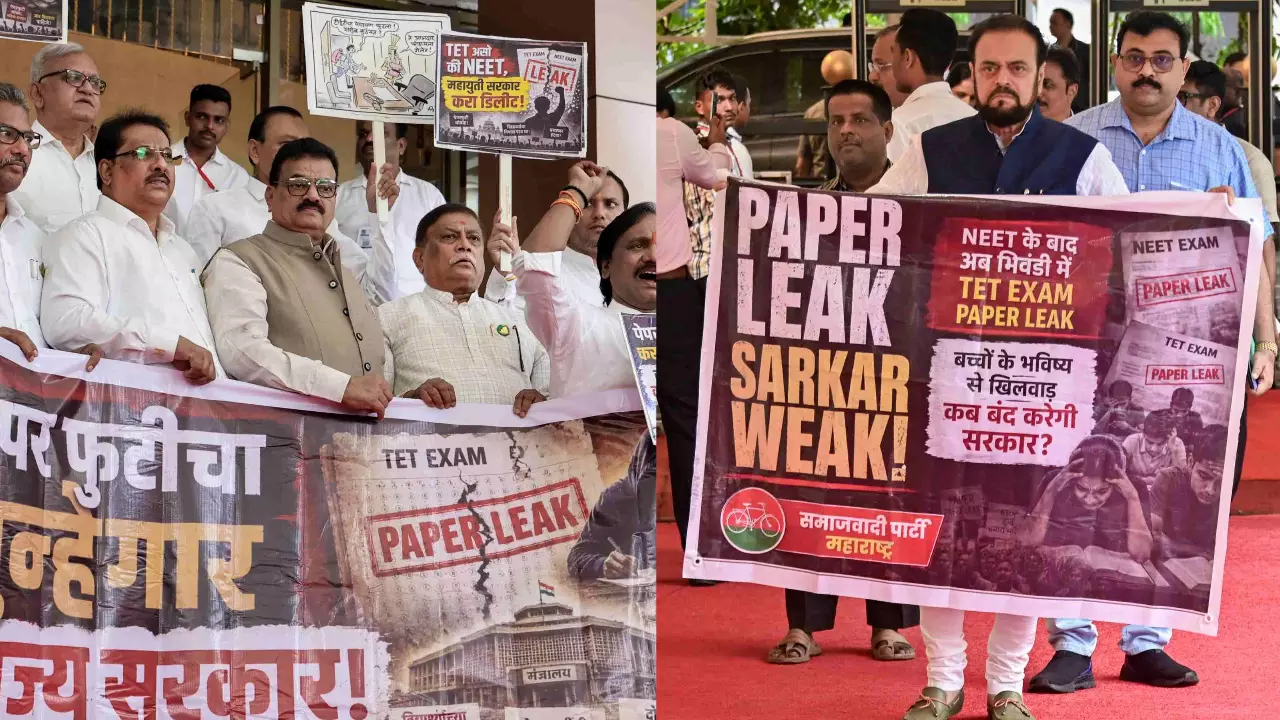 Opposition walks out of Maharashtra assembly over TET paper leak