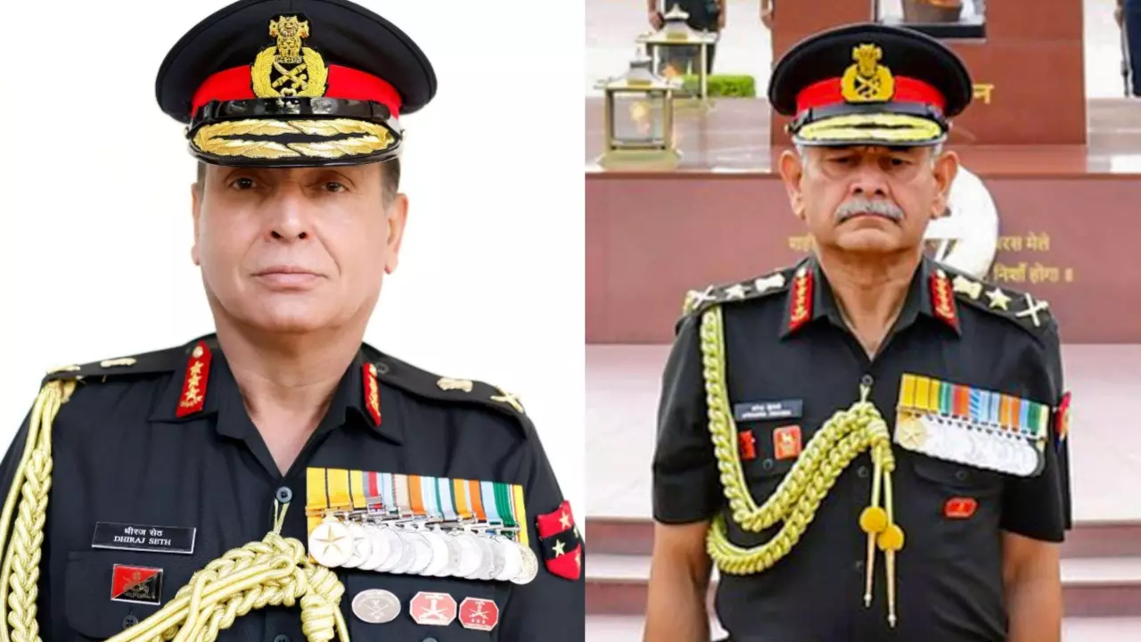 Gen Dhiraj Seth sworn in as Army chief, succeeds Gen Dwivedi