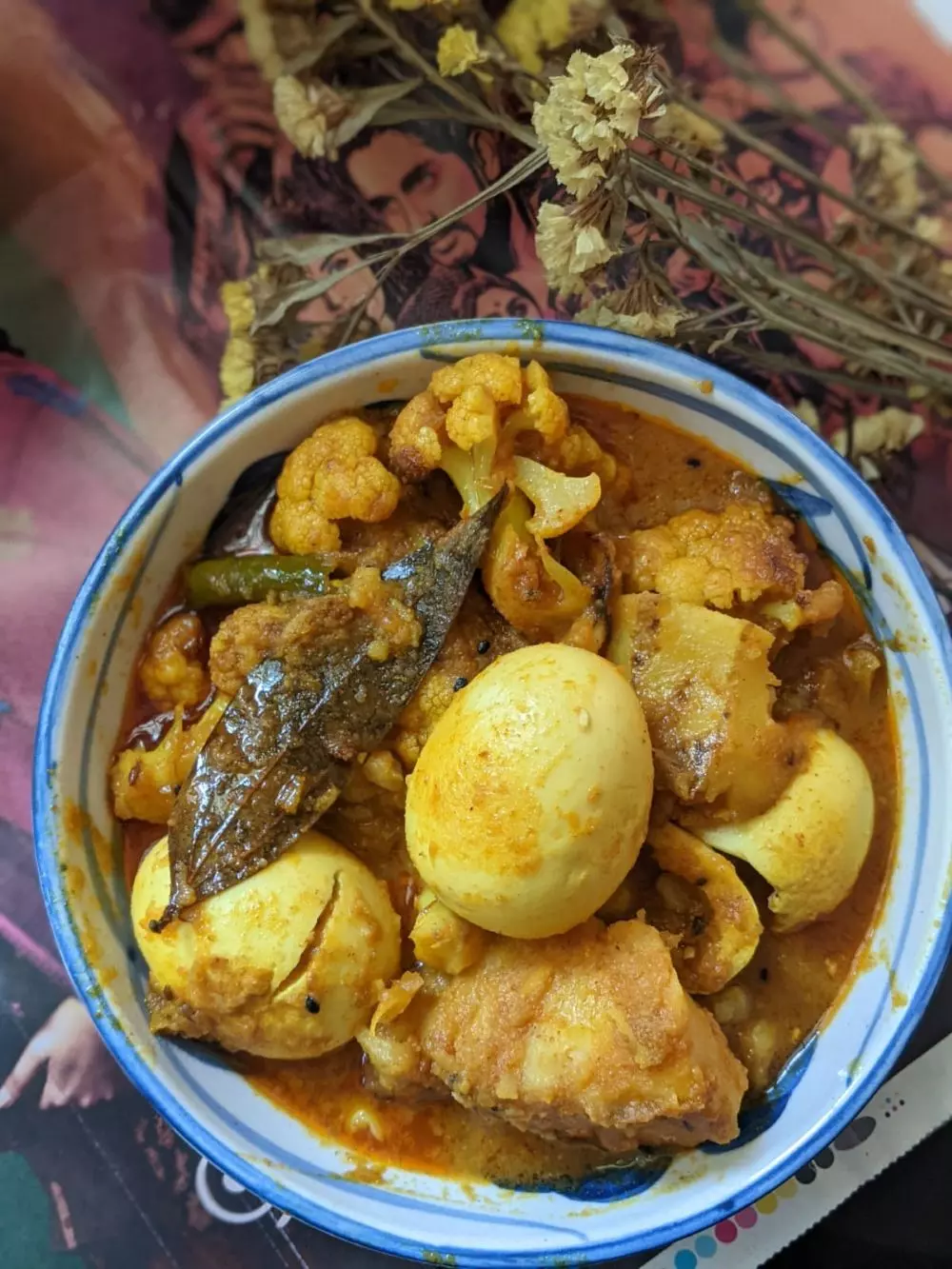 A Bengali dimer dalna, cooked with potato and cauliflower. Photo: Ayandrali Dutta.