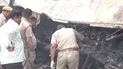 7 killed as bus catches fire after collision with truck on Delhi-Mumbai Expressway