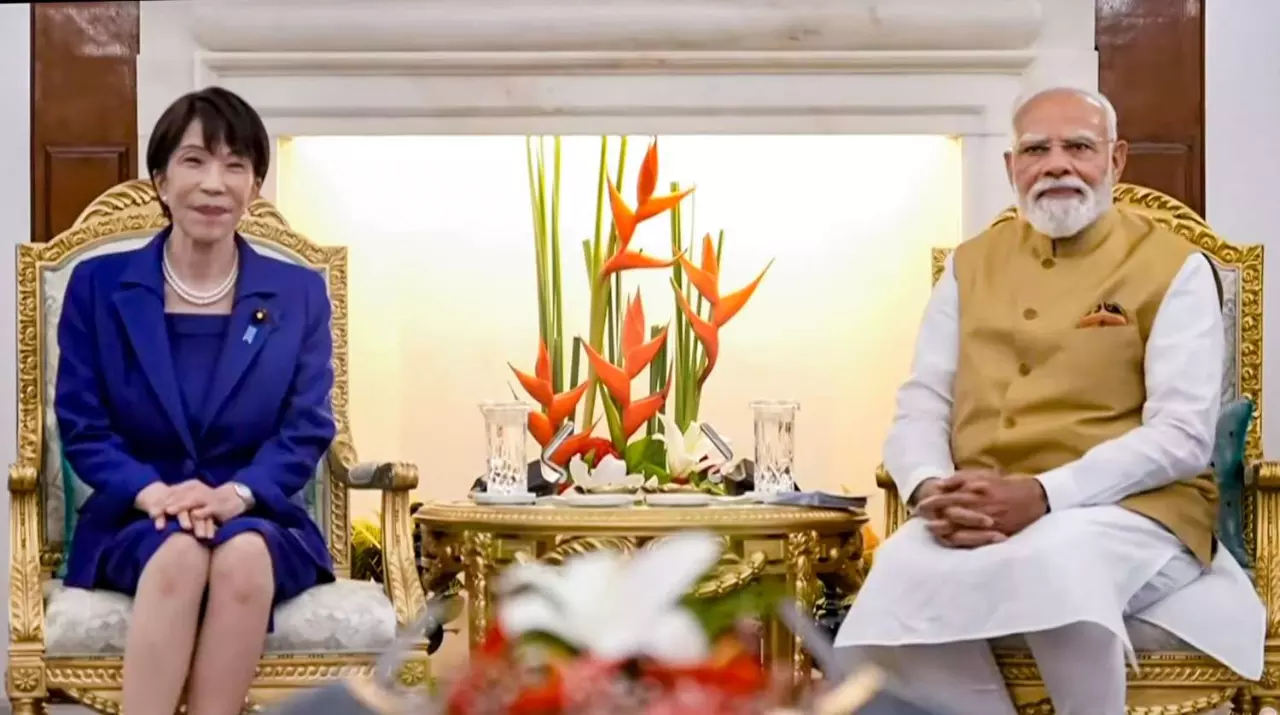 Japanese PM Sanae Takaichi, PM Narendra Modi