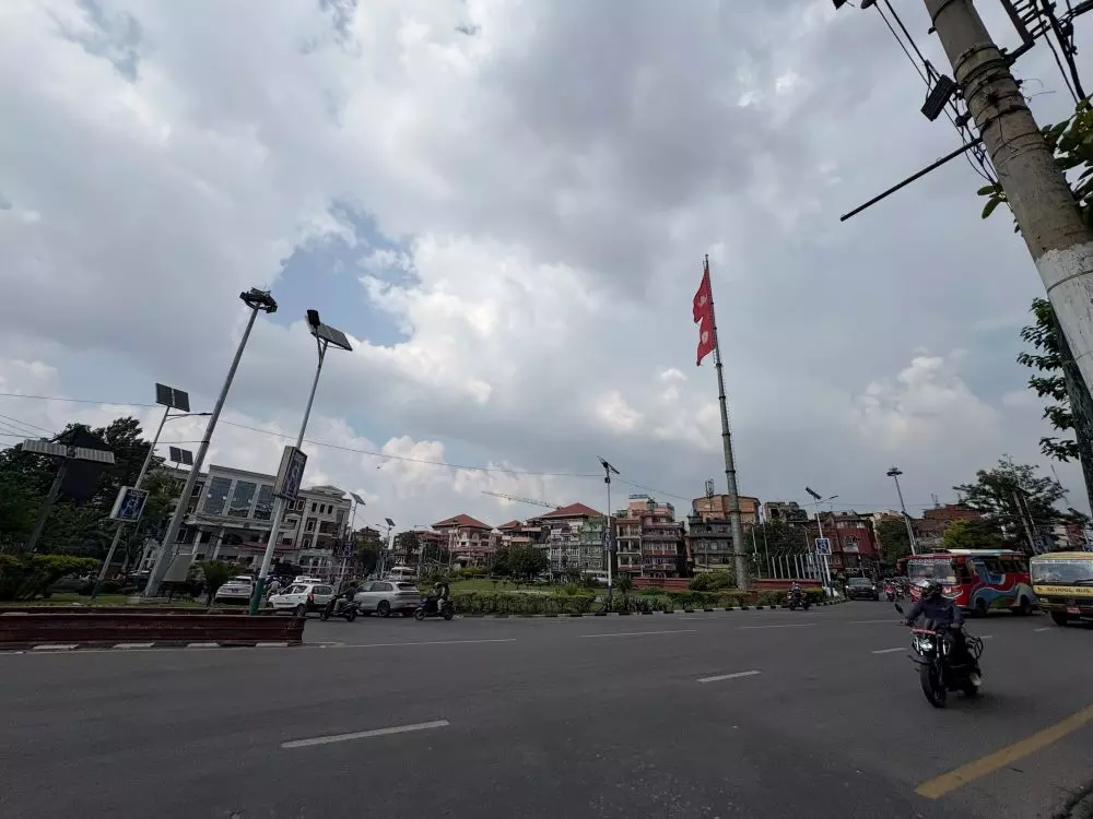 Maitighar Mandala, where the 2025 protests began. Photo: Nayanima Basu