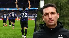Argentina head football coach Lionel Scaloni