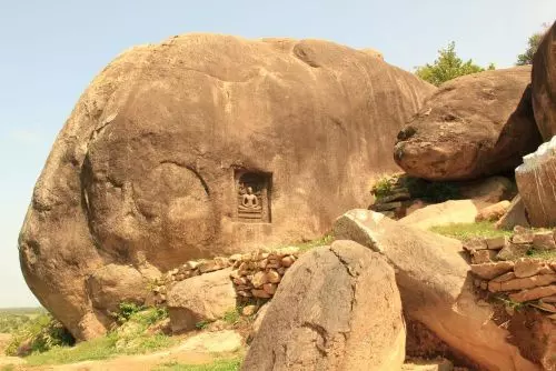 The Jain monuments in Cheyyur. Photo: MT Saju