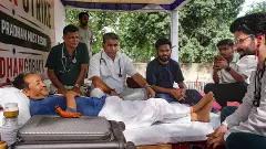 Sonam Wangchuk (lying down), Abhijeet Dipke, others