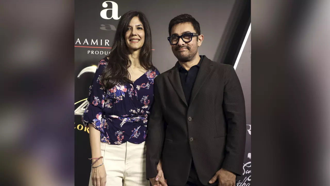Aamir Khan and Gauri Spratt