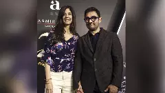Aamir Khan and Gauri Spratt Aamir Khan and Gauri Spratt