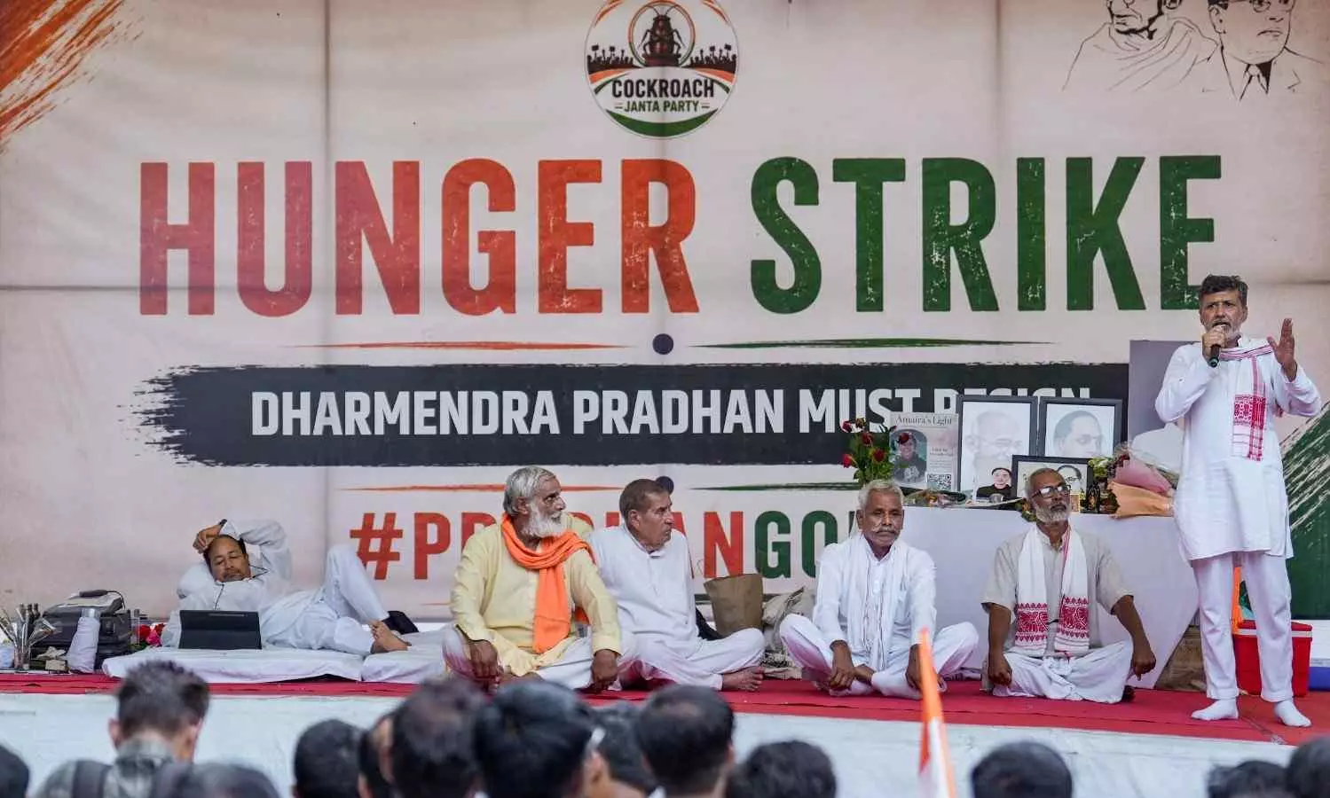 Sonam Wangchuk on hunger strike Sonam Wangchuk on hunger strike