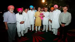 Congress leader Bhupesh Baghel in Punjab