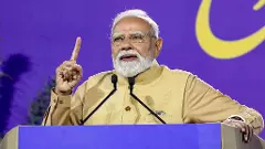 Prime Minister Narendra Modi during a community event, in Melbourne