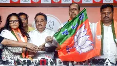 Three former TMC Rajya Sabha MPs join BJP Three former TMC Rajya Sabha MPs join BJP