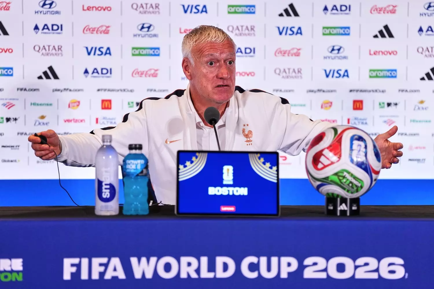 France head coach Didier Deschamps France head coach Didier Deschamps