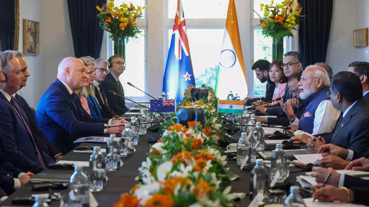 PM Modi in New Zealand CEO meet