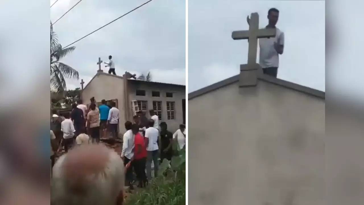 Vandalism of undeWhat Subhasgram church attack reveals about Bengals political crossroadsr-construction church in Bengal