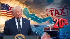 Strait of Hormuz trump 20% tax