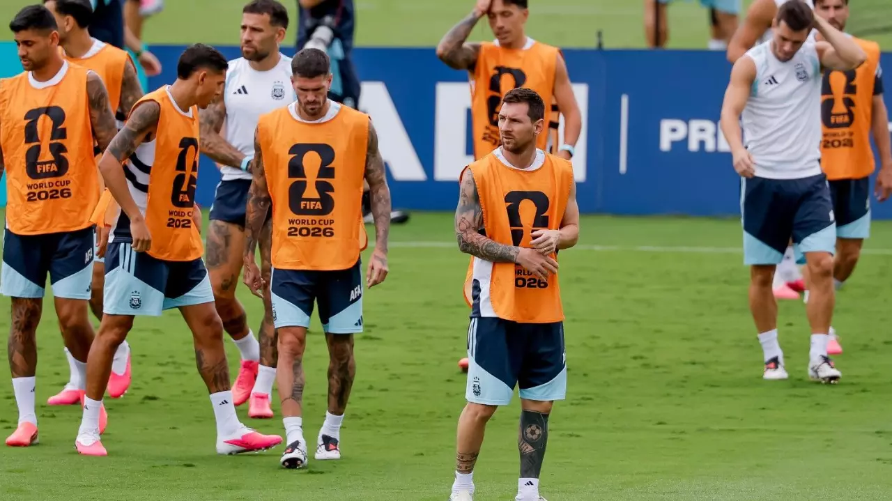 Argentina training session