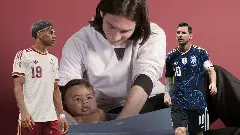 Lamine Yamal and Lionel Messi Lamine Yamal and Lionel Messi