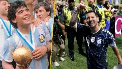 Diego Maradona and Lionel Messi Diego Maradona and Lionel Messi