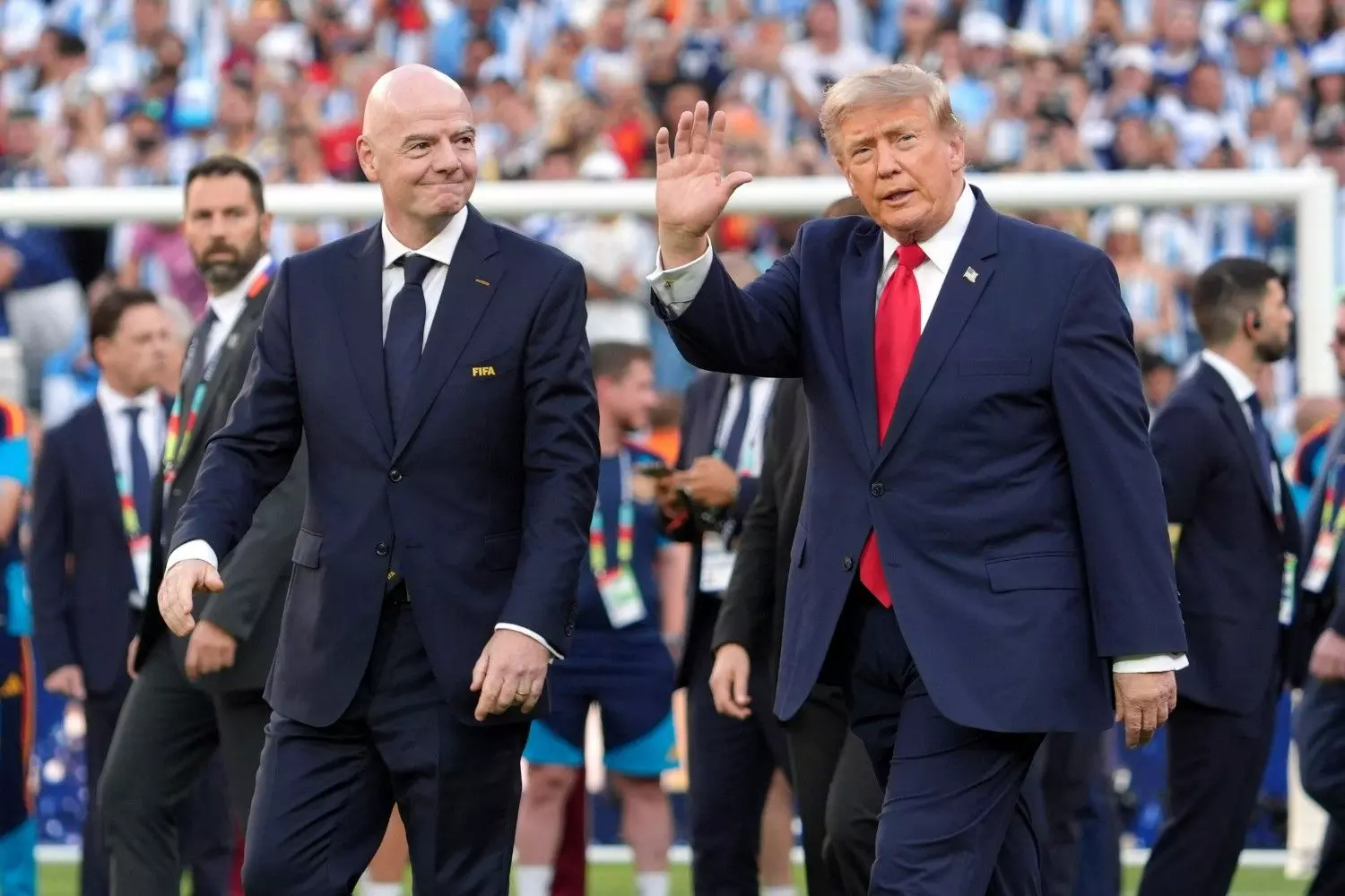 Donald Trump, Gianni Infantino Donald Trump, Gianni Infantino