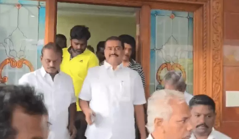 DMK MLA GV Markandeyan arrested over alleged threat against TN CM Vijay DMK MLA GV Markandeyan arrested over alleged threat against TN CM Vijay
