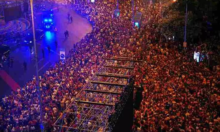Spain celebrations after FIFA truimph Spain celebrations after FIFA truimph