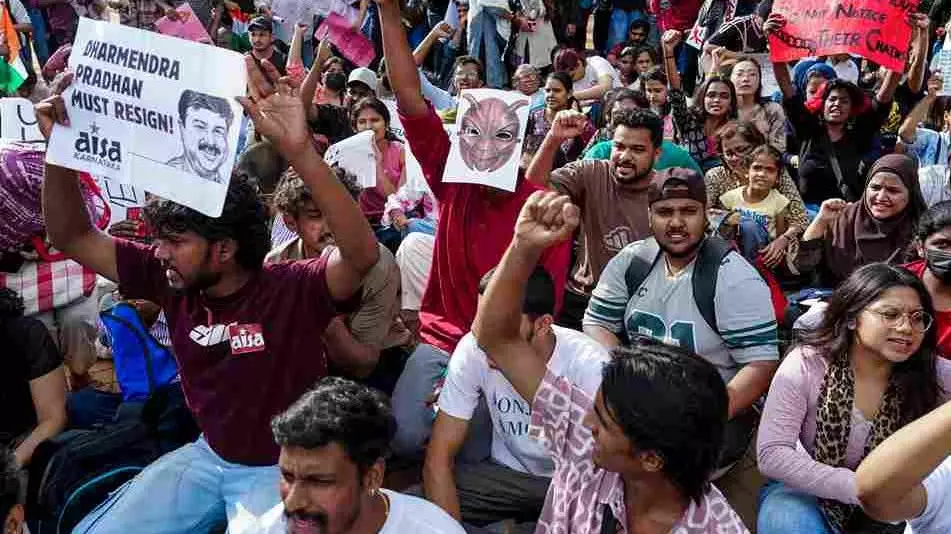 Student protests across India