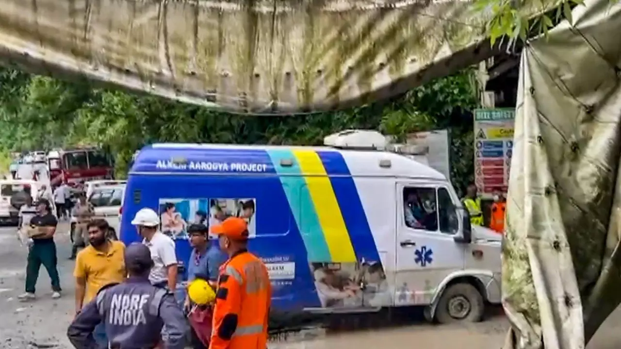 Sikkim tunnel collapse site