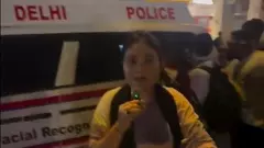 Delhi Police surveillance van
