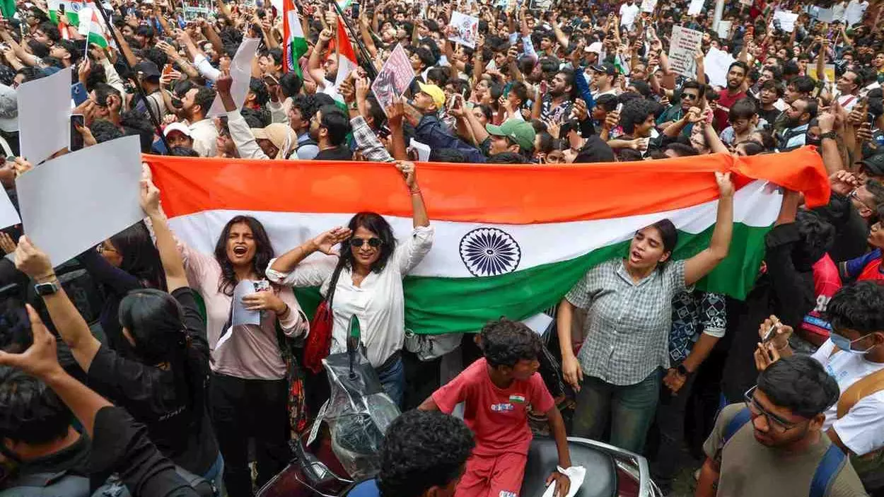protest in Mumbai protest in Mumbai