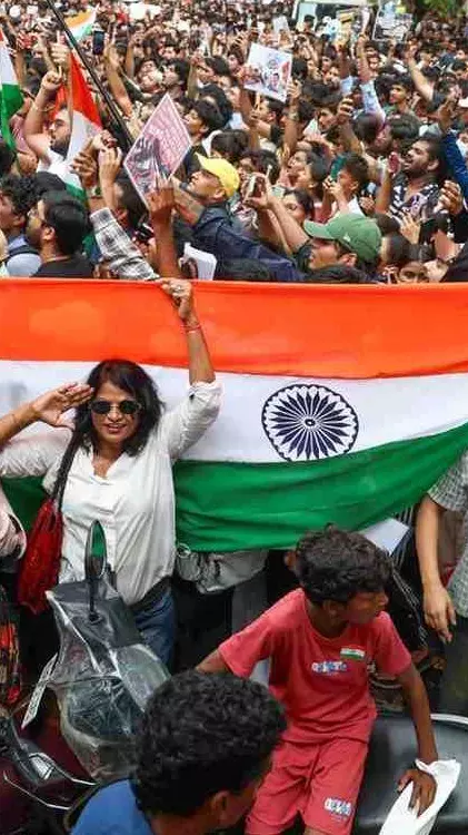 protest in Mumbai