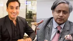 Shashi T haroor and Ishaan Tharoor