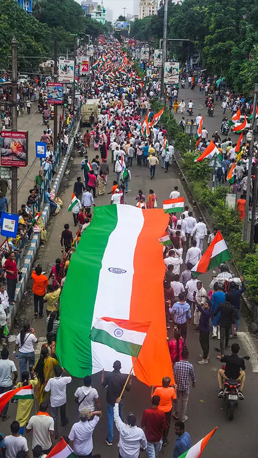 BJPs Tiranga Rally in Kolkata