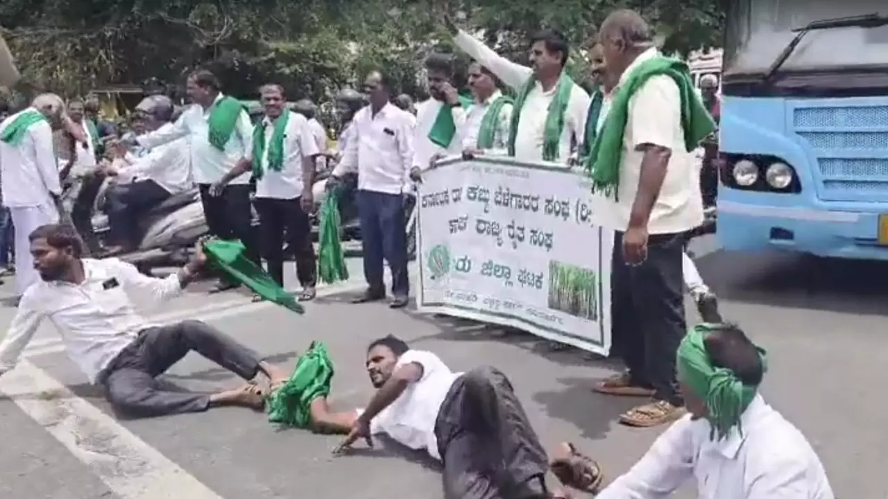 Cauvery protest in Karnataka