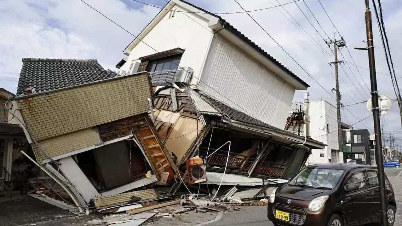 earthquake in Kumamoto region, Japan