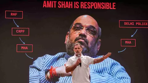 LIVE | Amit Shah either culpable or incompetent, either way has to go: Rahul LIVE | Amit Shah either culpable or incompetent, either way has to go: Rahul