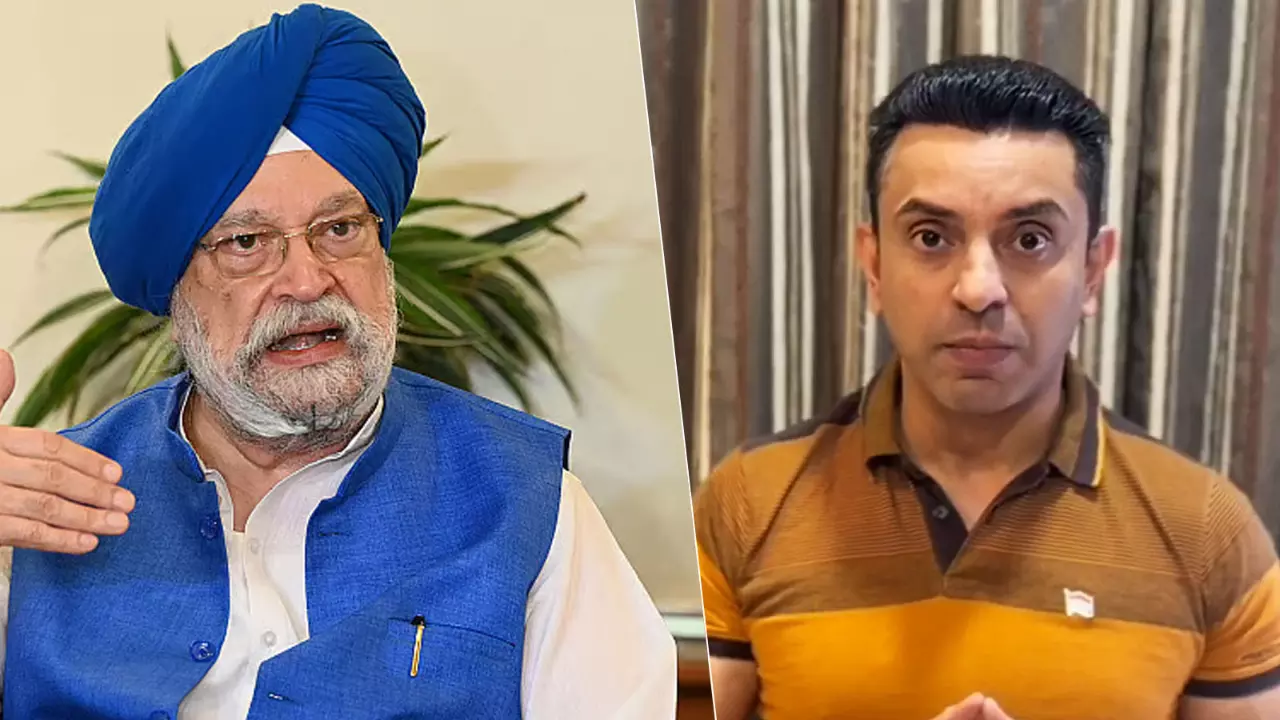Hardeep Singh Puri and Tehseen Poonawalla