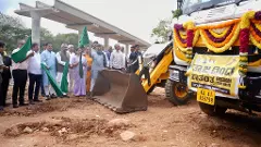 Karnataka Chief Minister D K Shivakumar launching the Freedom from Waste campaign