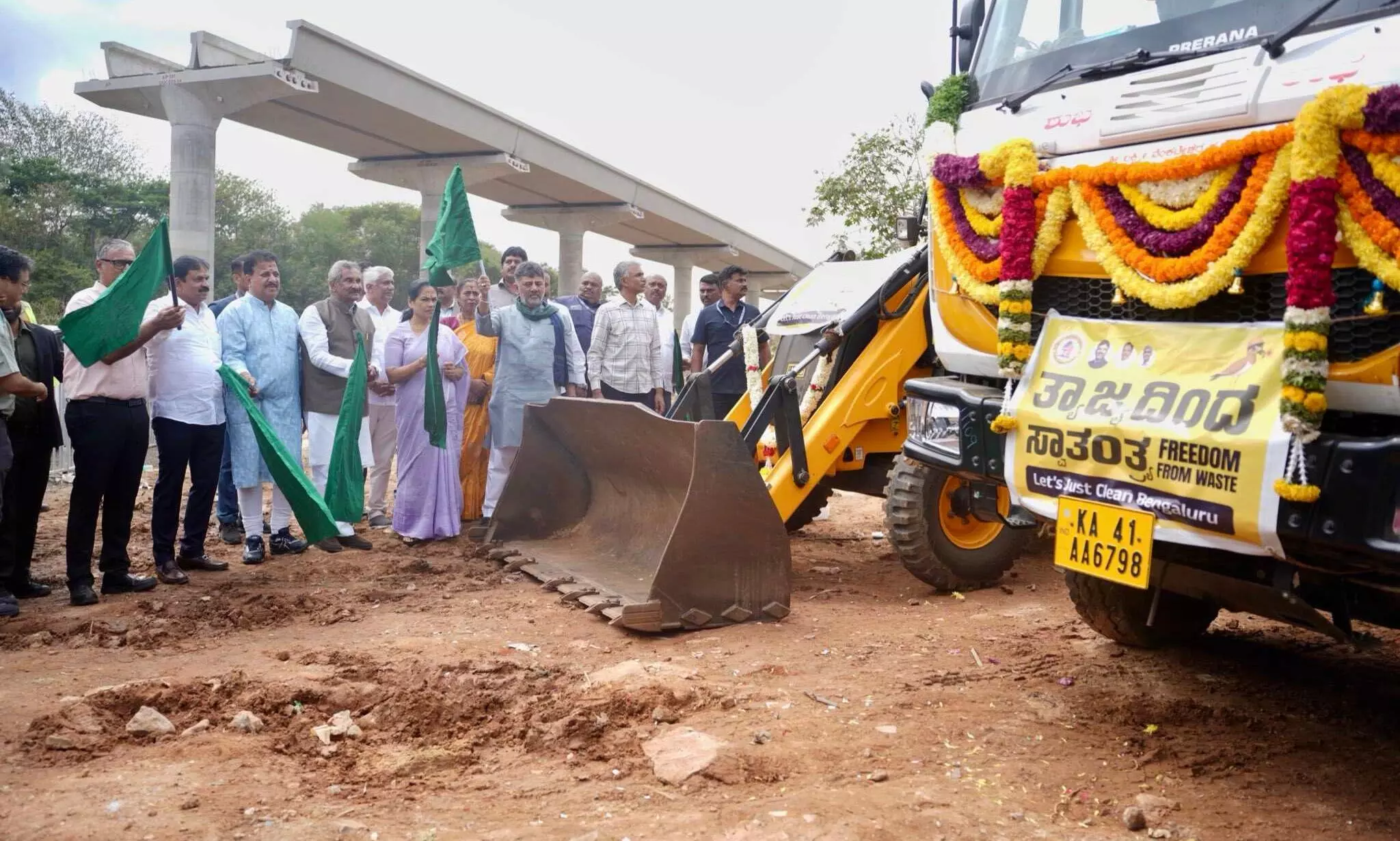 Karnataka Chief Minister D K Shivakumar launching the Freedom from Waste campaign Karnataka Chief Minister D K Shivakumar launching the Freedom from Waste campaign