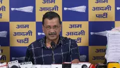 Arvind Kejriwal at press conference