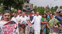 Lok Sabha protest Rahul Gandhi Lok Sabha protest Rahul Gandhi