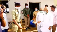 Minister Sharan Prakash Patil visited the site of the gas leak