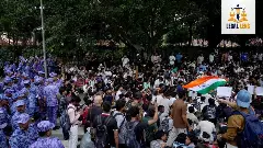 students protest